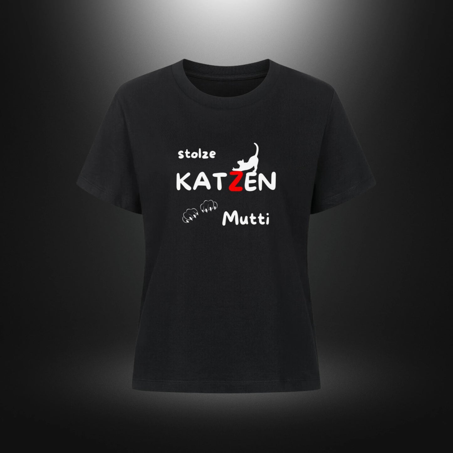 Premium Organic Shirt Women - stolze KATZEN Mutti