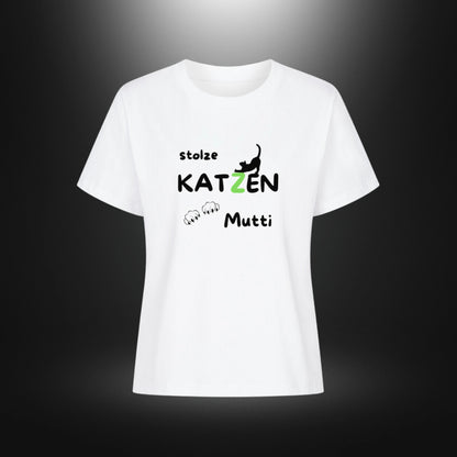 Premium Organic Shirt Women - stolze KATZEN Mutti