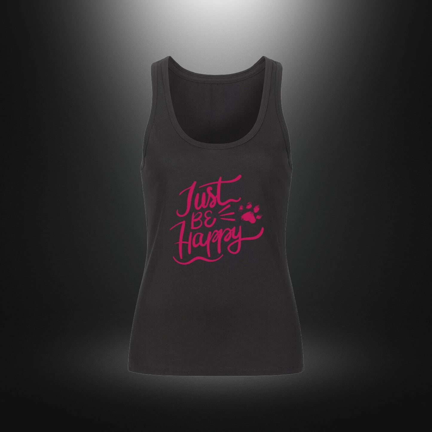 Premium Organic Tanktop Women - Just BE Happy