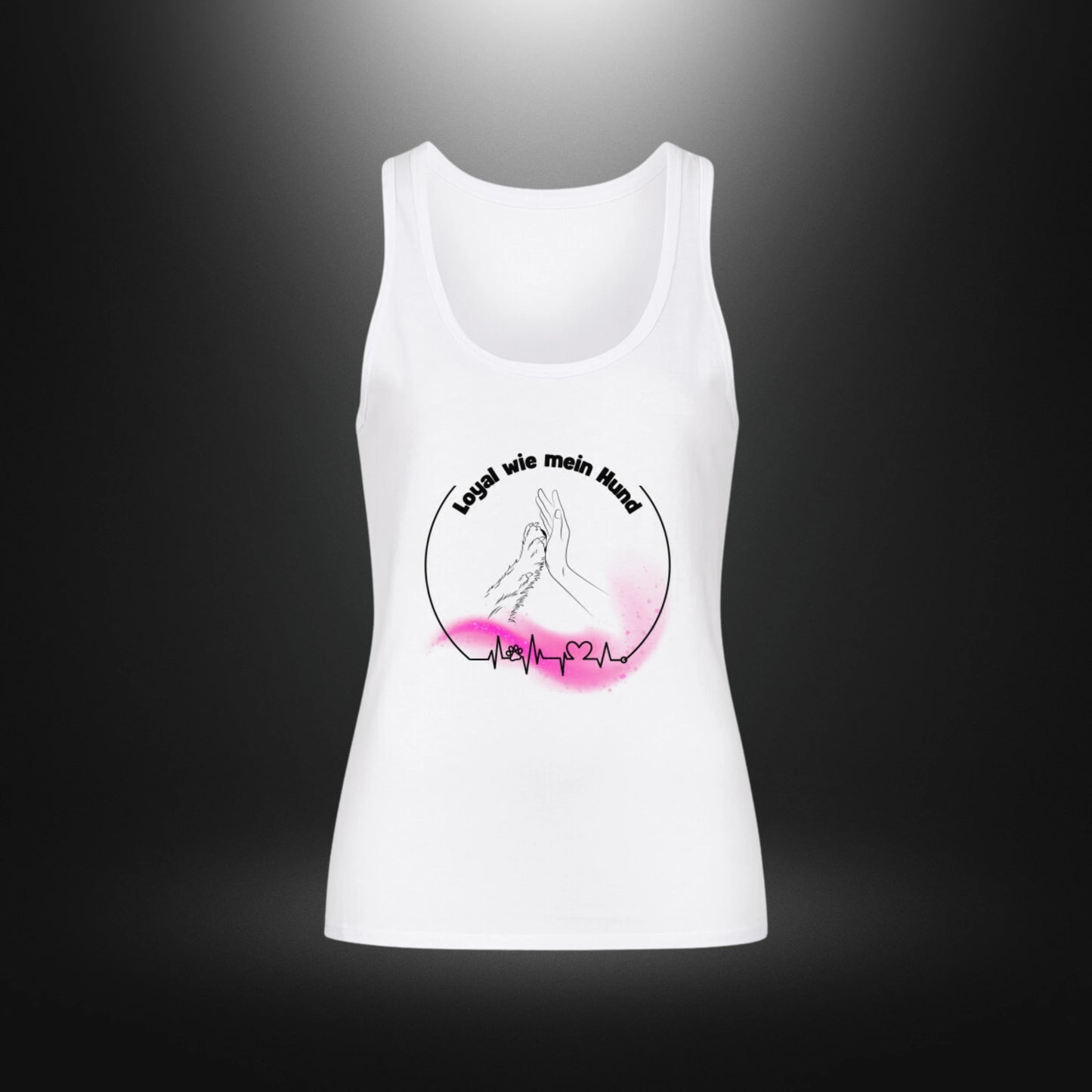 Premium Organic Tanktop Women - Loyal wie mein Hund