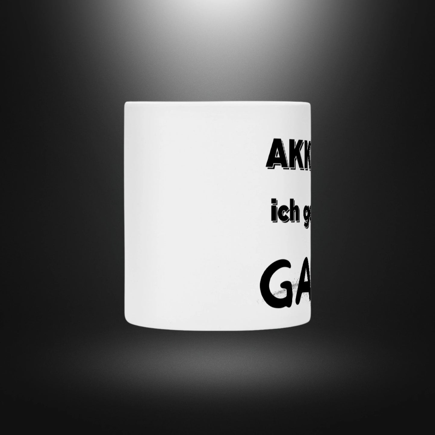 Tasse - AKKU leer ich geh GASSi