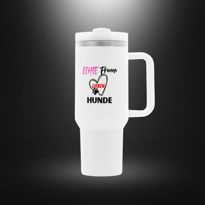 Thermobecher - ECHTE Frauen LIEBEN HUNDE