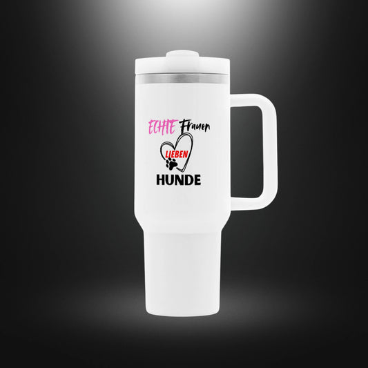 Thermobecher - ECHTE Frauen LIEBEN HUNDE
