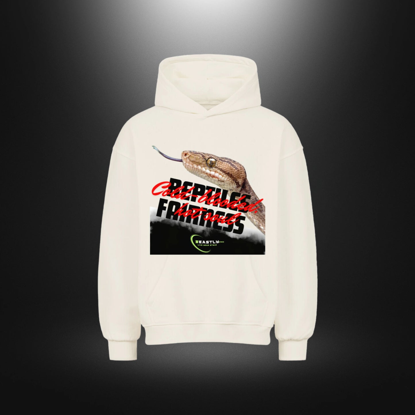 VACANCY Oversized Hoodie - Beastlychic REPTILES  FAIRNESS