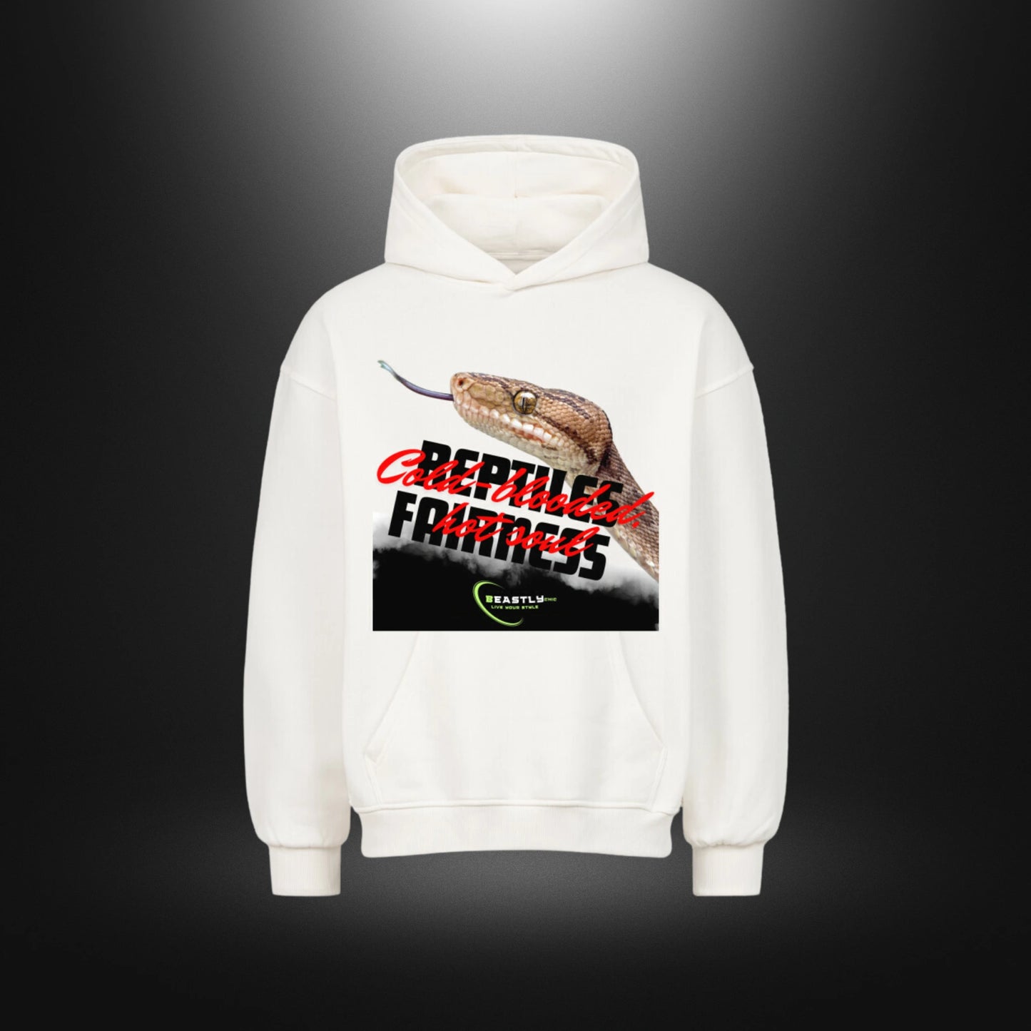 VACANCY Oversized Hoodie - Beastlychic REPTILES  FAIRNESS