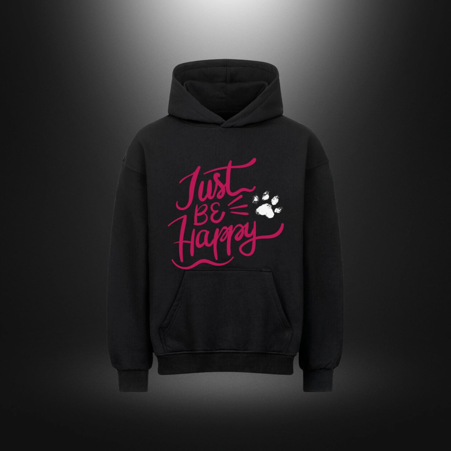 VACANCY Oversized Hoodie - Just BE Happy