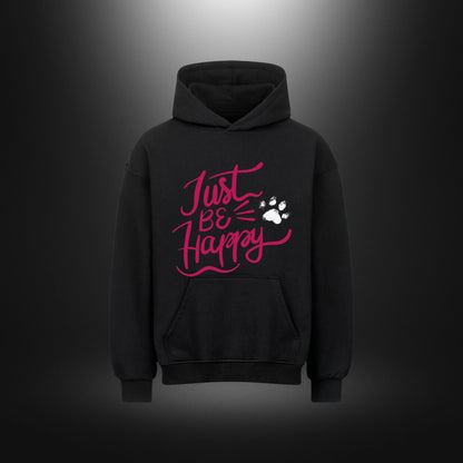 VACANCY Oversized Hoodie - Just BE Happy