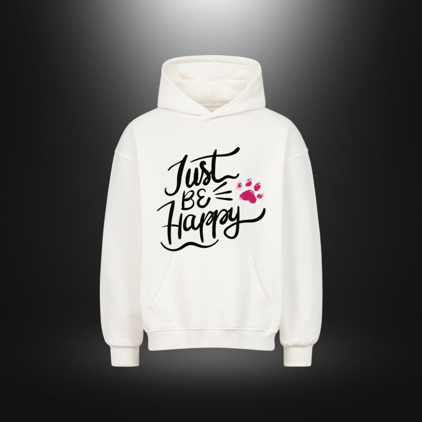 VACANCY Oversized Hoodie - Just BE Happy