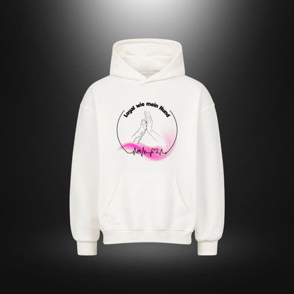 VACANCY Oversized Hoodie - Loyal wie mein Hund