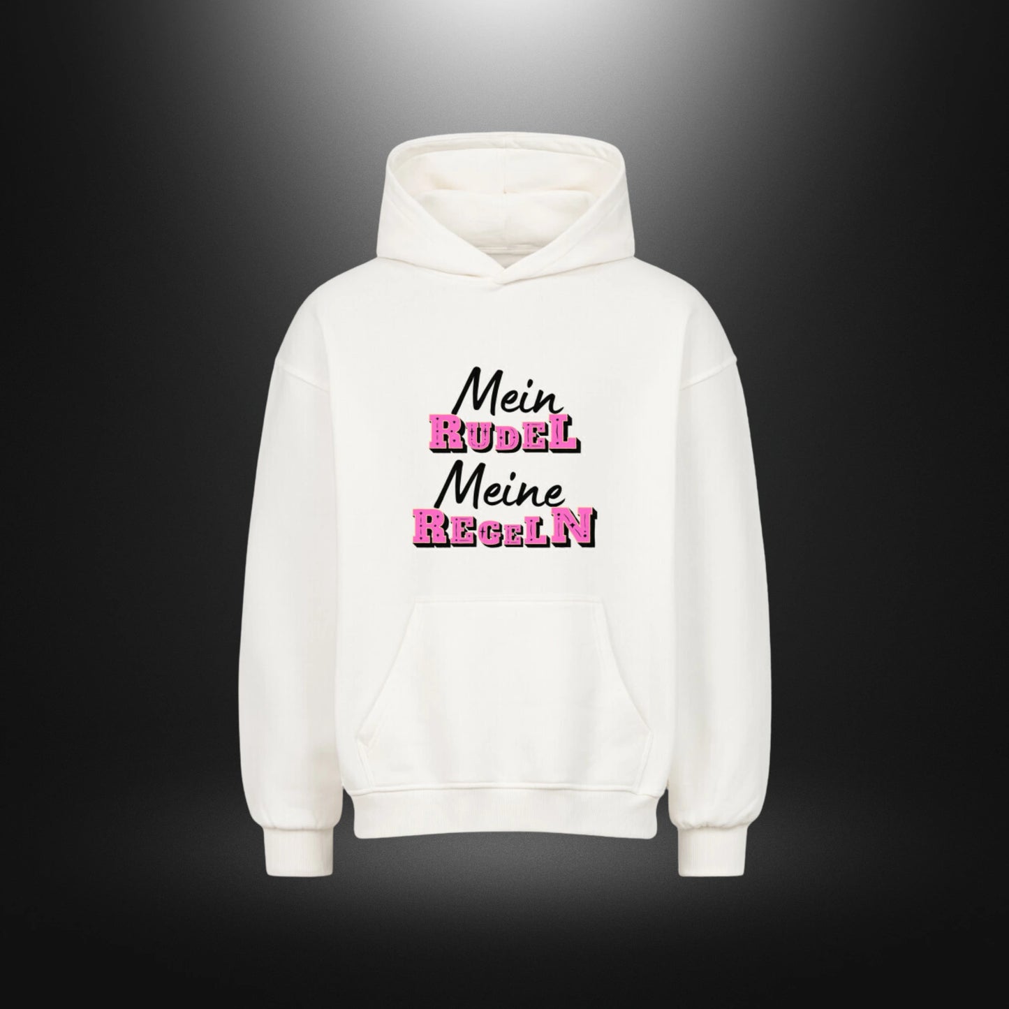 VACANCY Oversized Hoodie - Mein RUDEL Meine REGELN