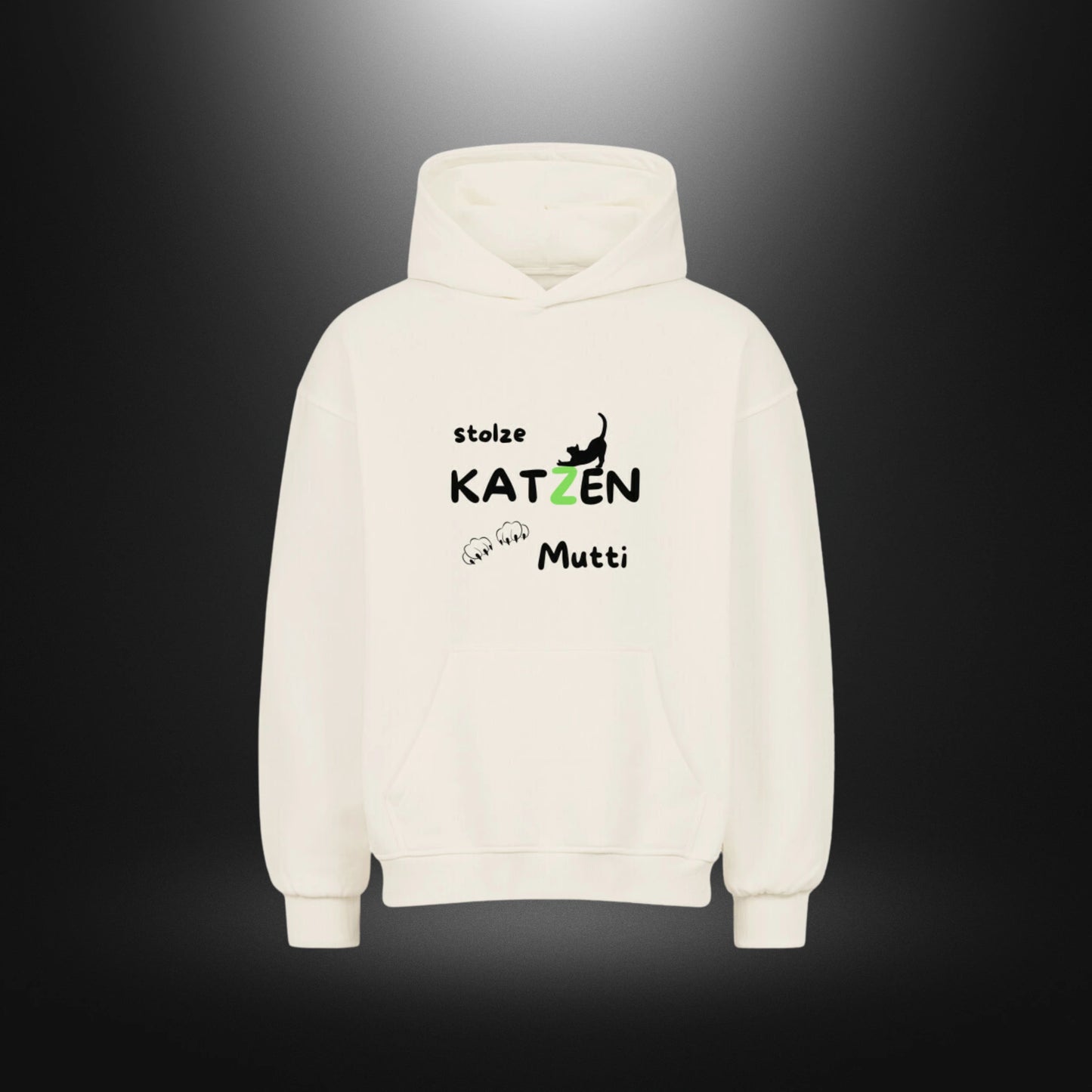 VACANCY Oversized Hoodie - Stolze KATZEN Mutti