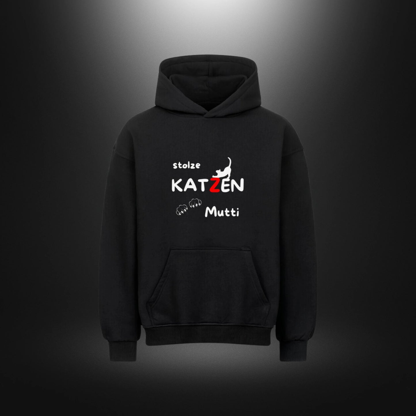 VACANCY Oversized Hoodie - Stolze KATZEN Mutti