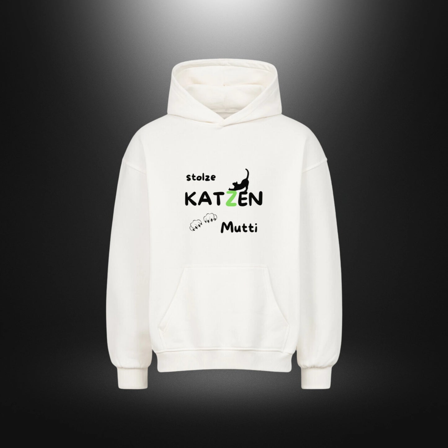 VACANCY Oversized Hoodie - Stolze KATZEN Mutti