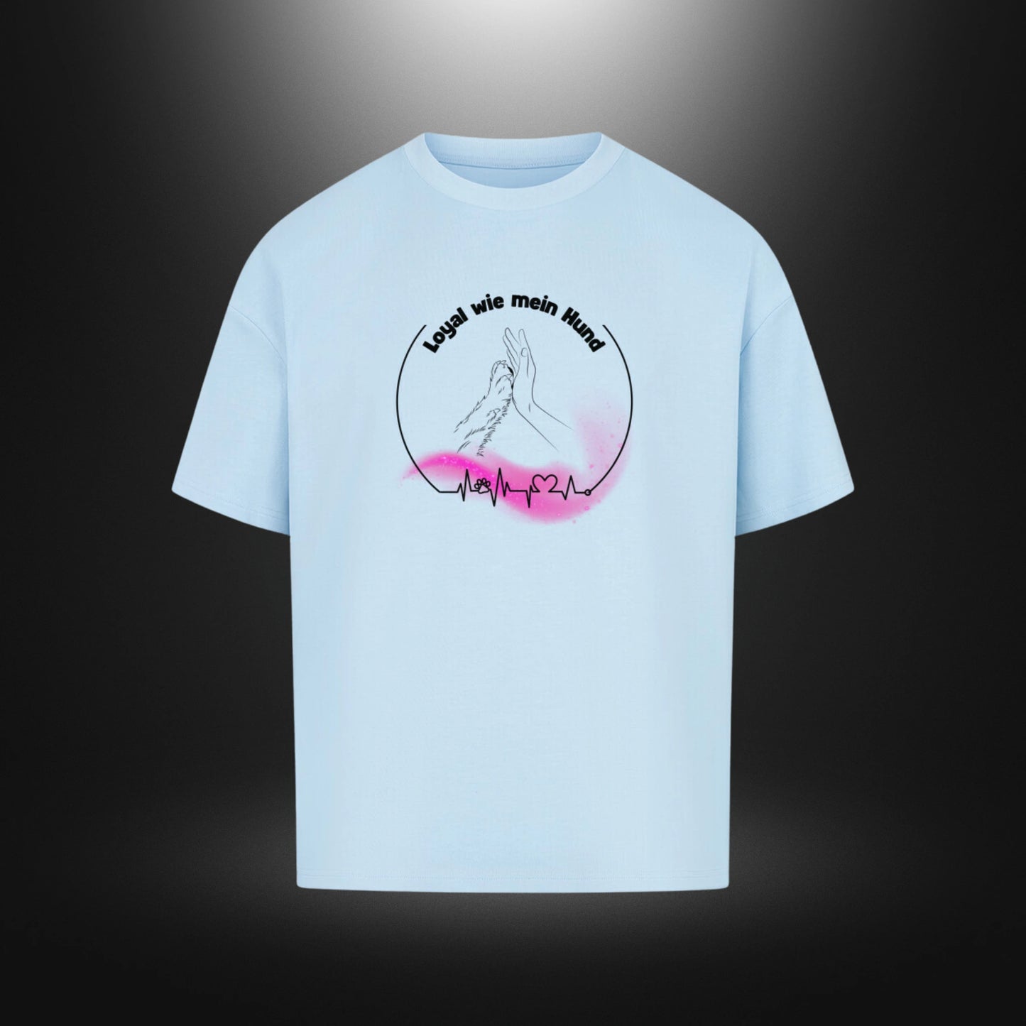 VACANCY Oversized Shirt - Loyal wie mein Hund