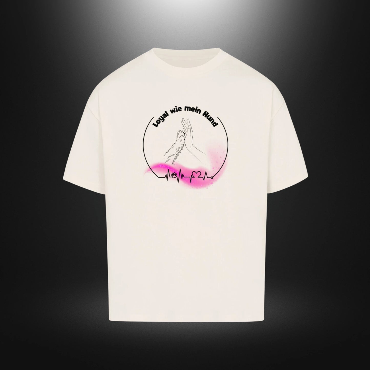 VACANCY Oversized Shirt - Loyal wie mein Hund