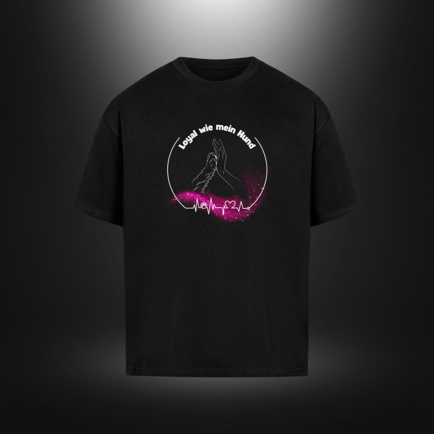 VACANCY Oversized Shirt - Loyal wie mein Hund