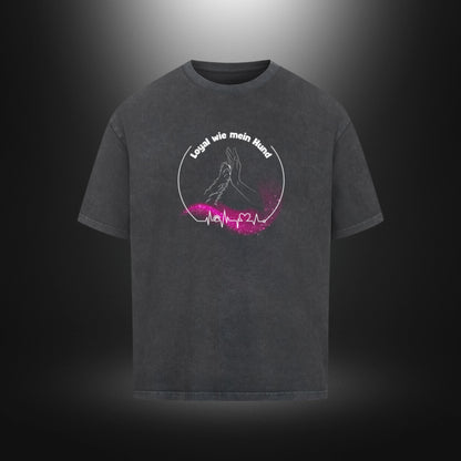 VACANCY Oversized Shirt - Loyal wie mein Hund