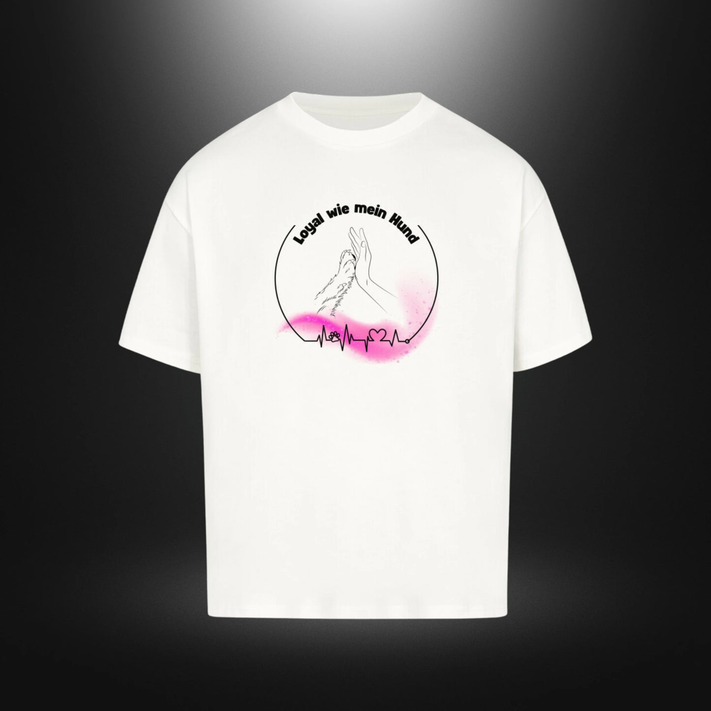 VACANCY Oversized Shirt - Loyal wie mein Hund