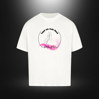 VACANCY Oversized Shirt - Loyal wie mein Hund