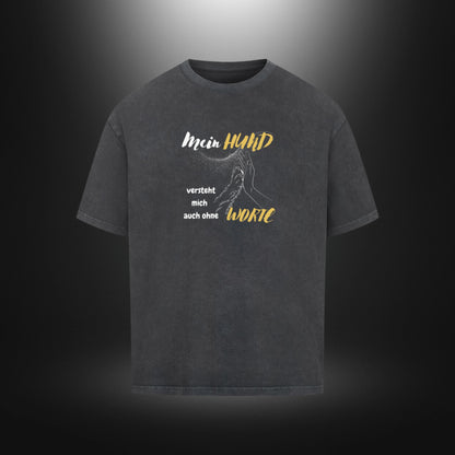 VACANCY Oversized Shirt - Mein HUND versteht mich auch ohne WORTE