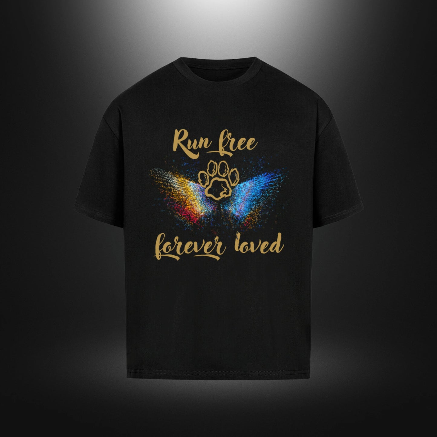 VACANCY Oversized Shirt - Run free forever loved Hund