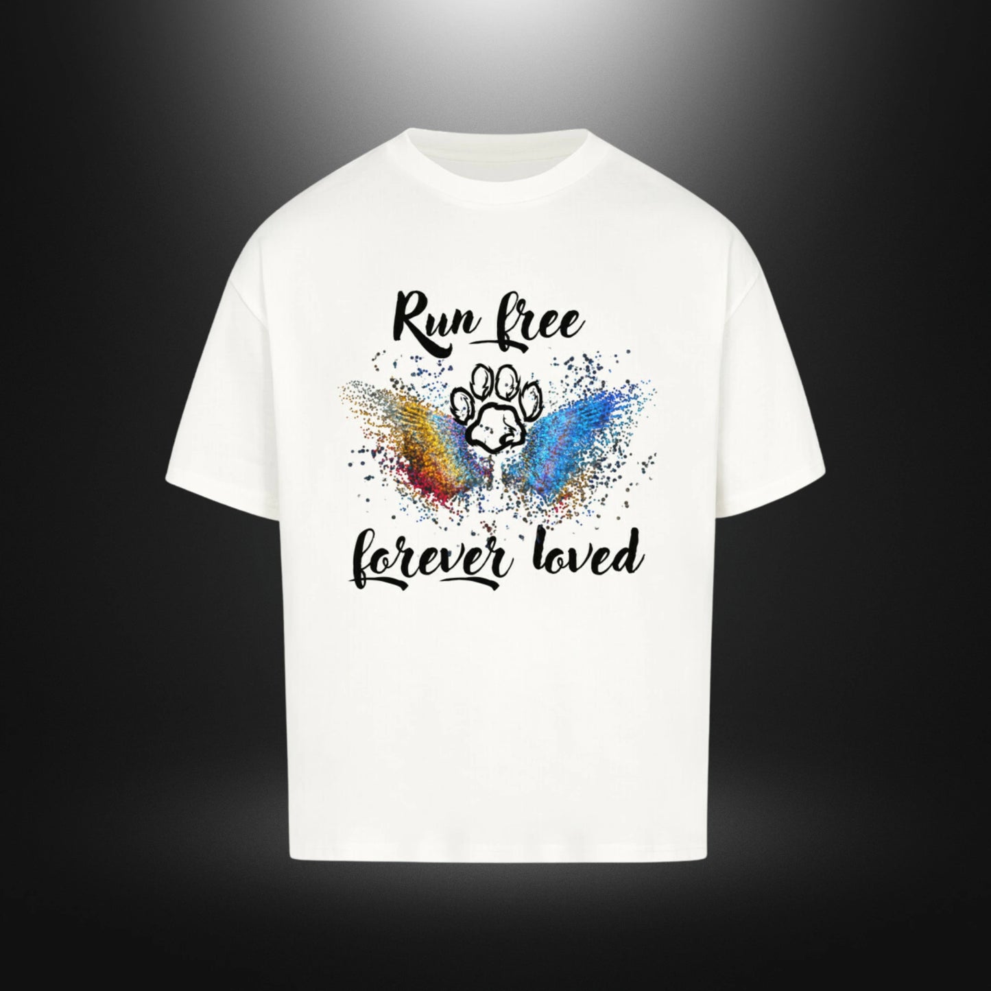 VACANCY Oversized Shirt - Run free forever loved Hund