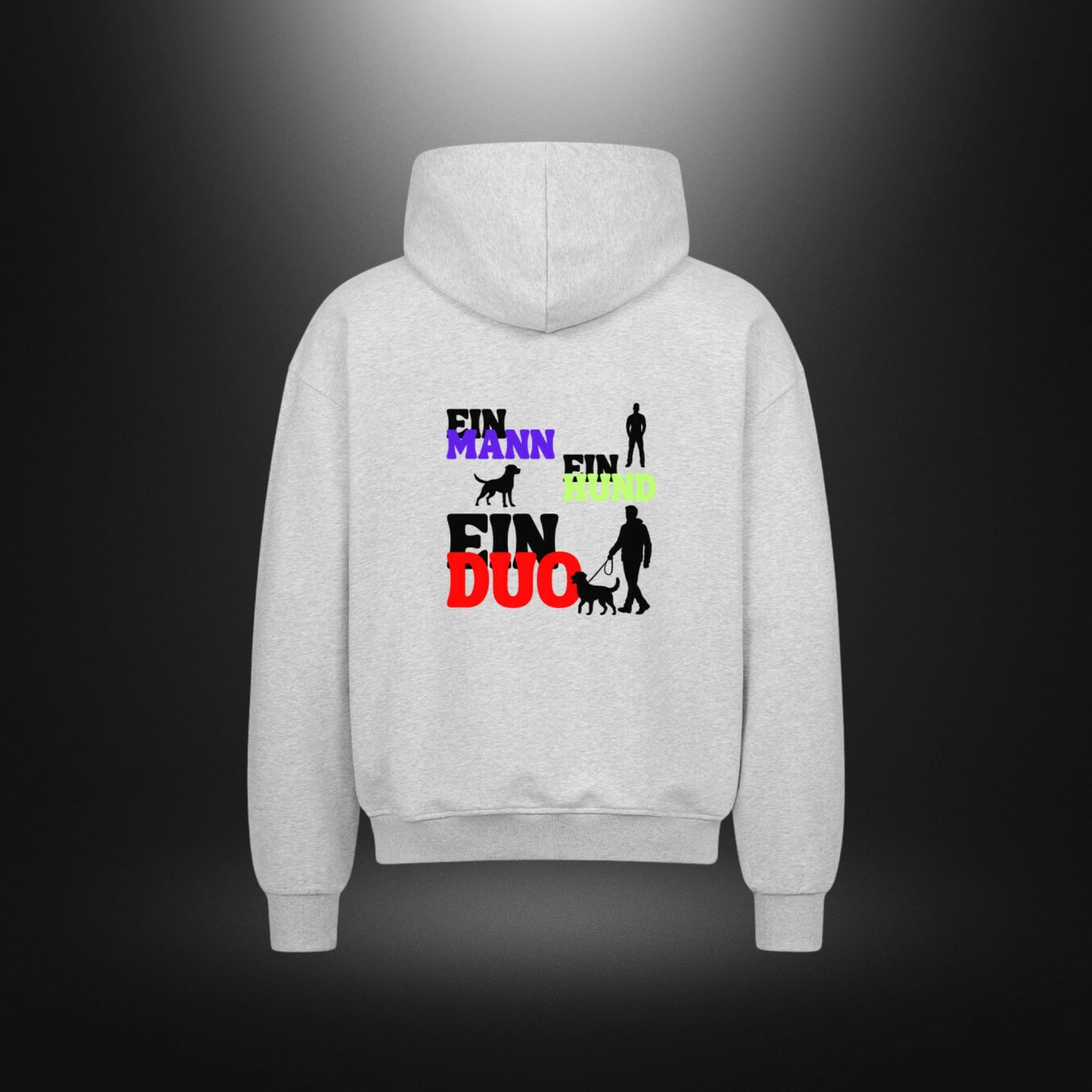 VACANCY Oversized Zipper Hoodie - EIN MANN EIN HUND EIN DUO