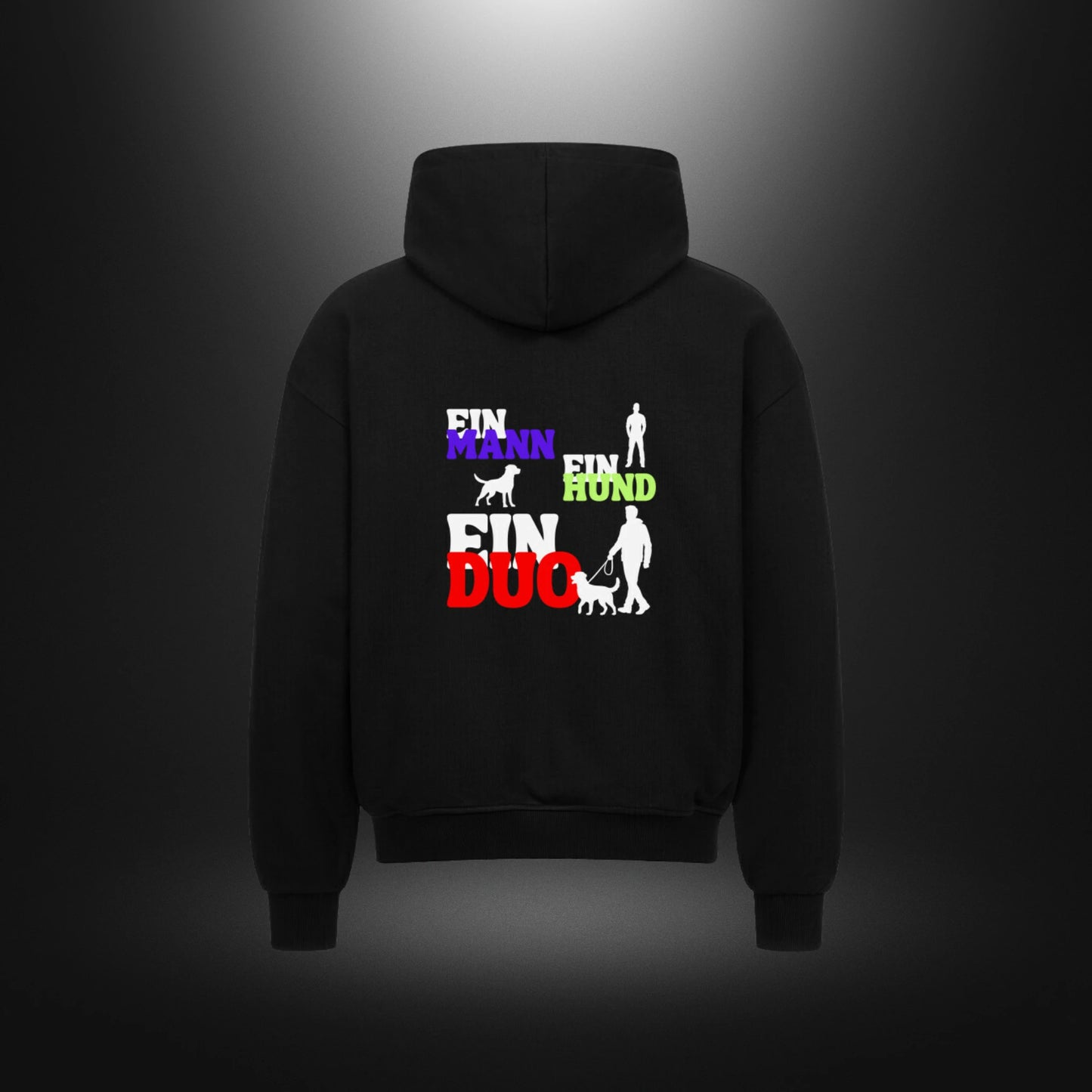 VACANCY Oversized Zipper Hoodie - EIN MANN EIN HUND EIN DUO