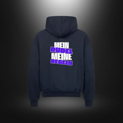 VACANCY Oversized Zipper Hoodie - MEIN RUDEL MEINE REGELN