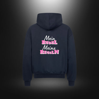 VACANCY Oversized Zipper Hoodie - MEIN RUDEL MEINE REGELN