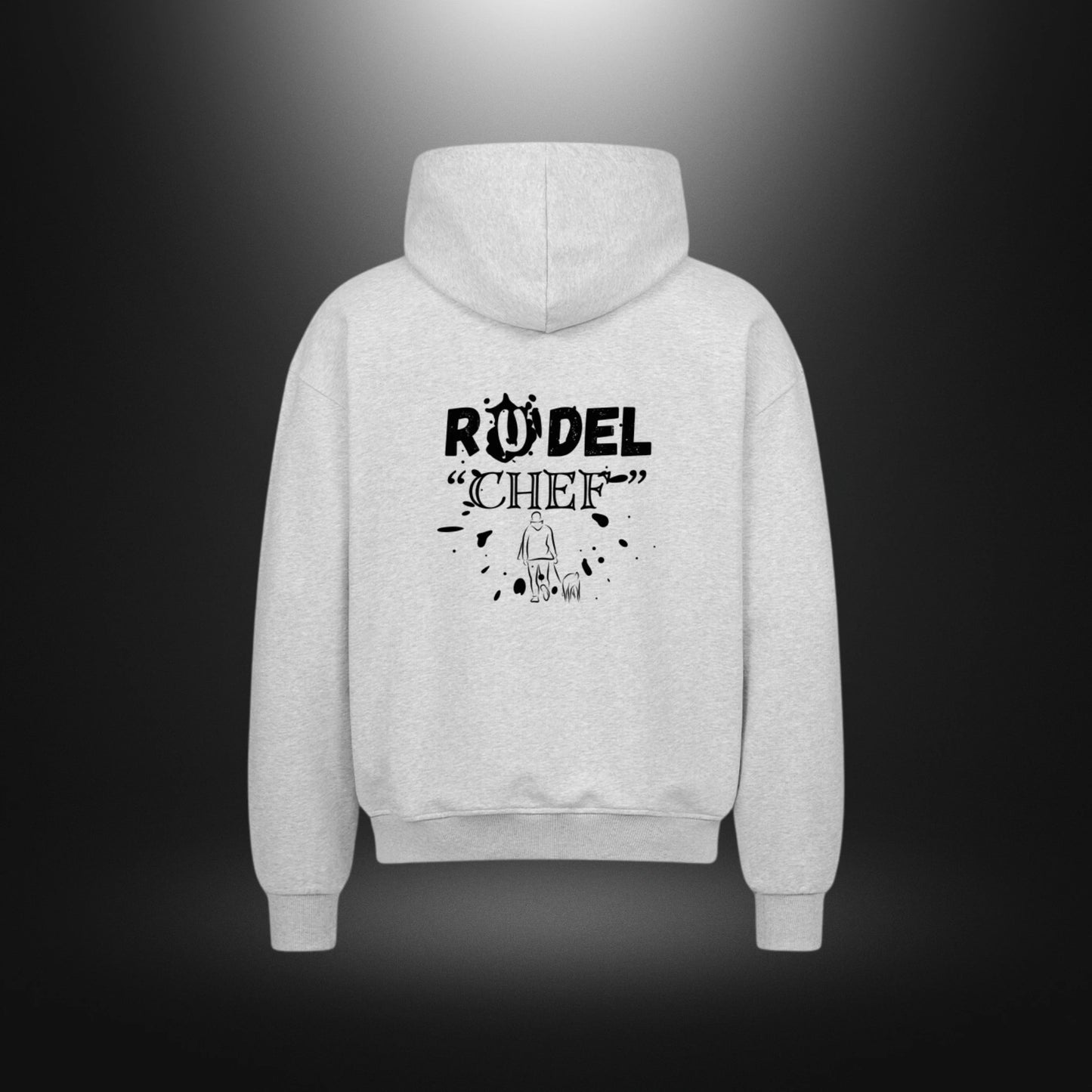 VACANCY Oversized Zipper Hoodie - RUDEL "CHEF"