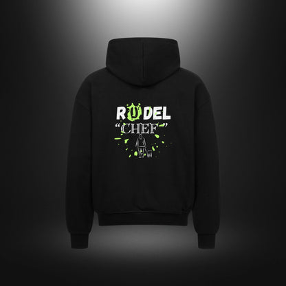 VACANCY Oversized Zipper Hoodie - RUDEL "CHEF"