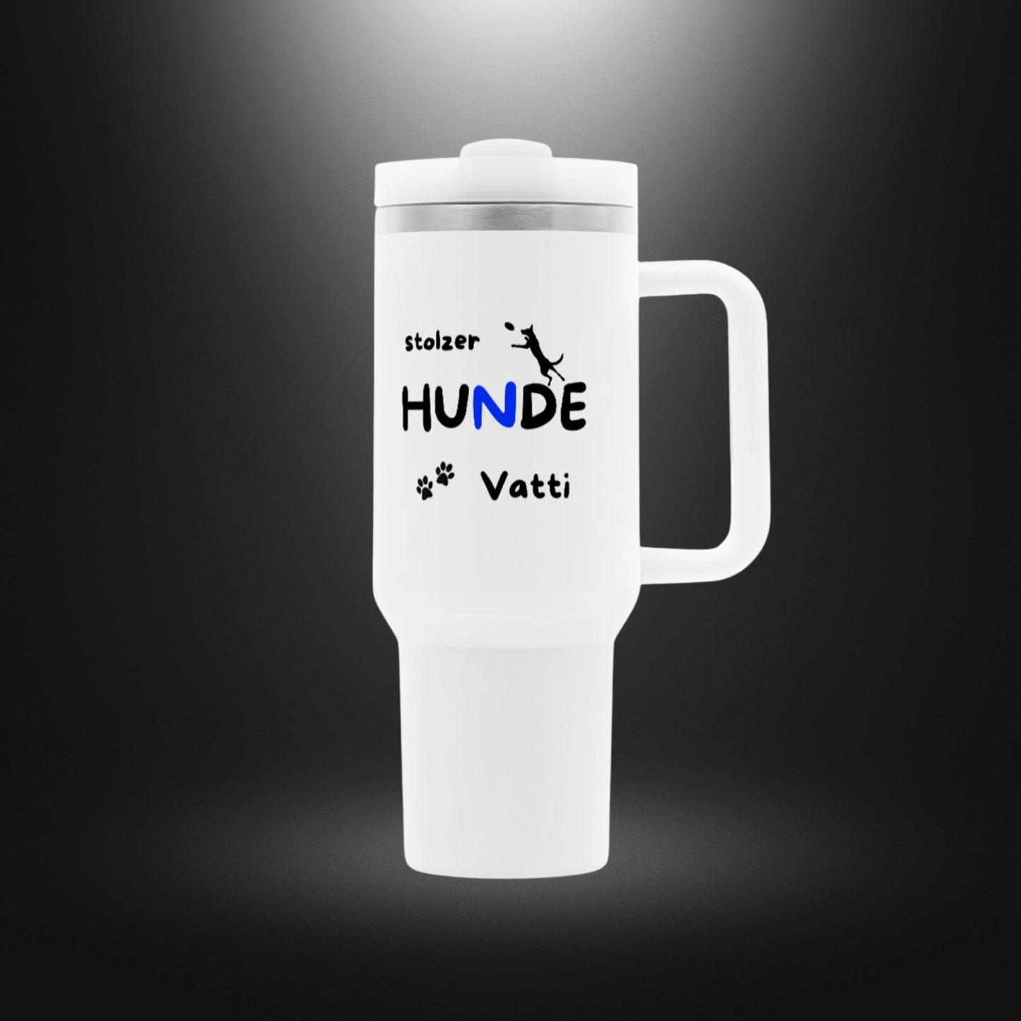 Thermobecher - stolzer HUNDE Vatti