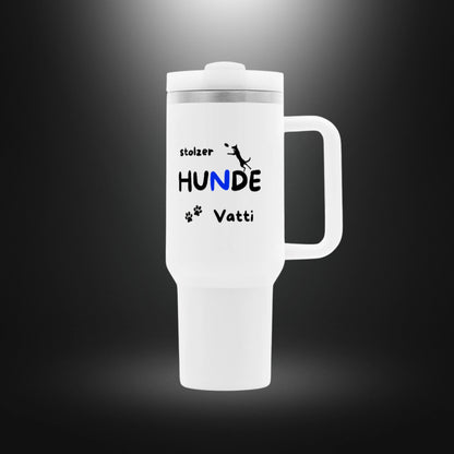 Thermobecher - stolzer HUNDE Vatti