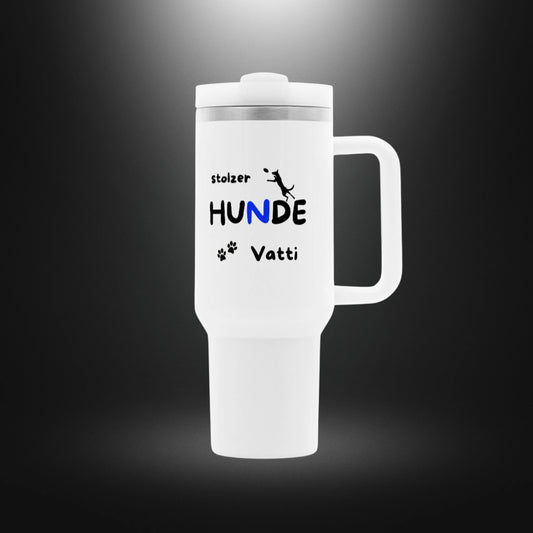 Thermobecher - stolzer HUNDE Vatti