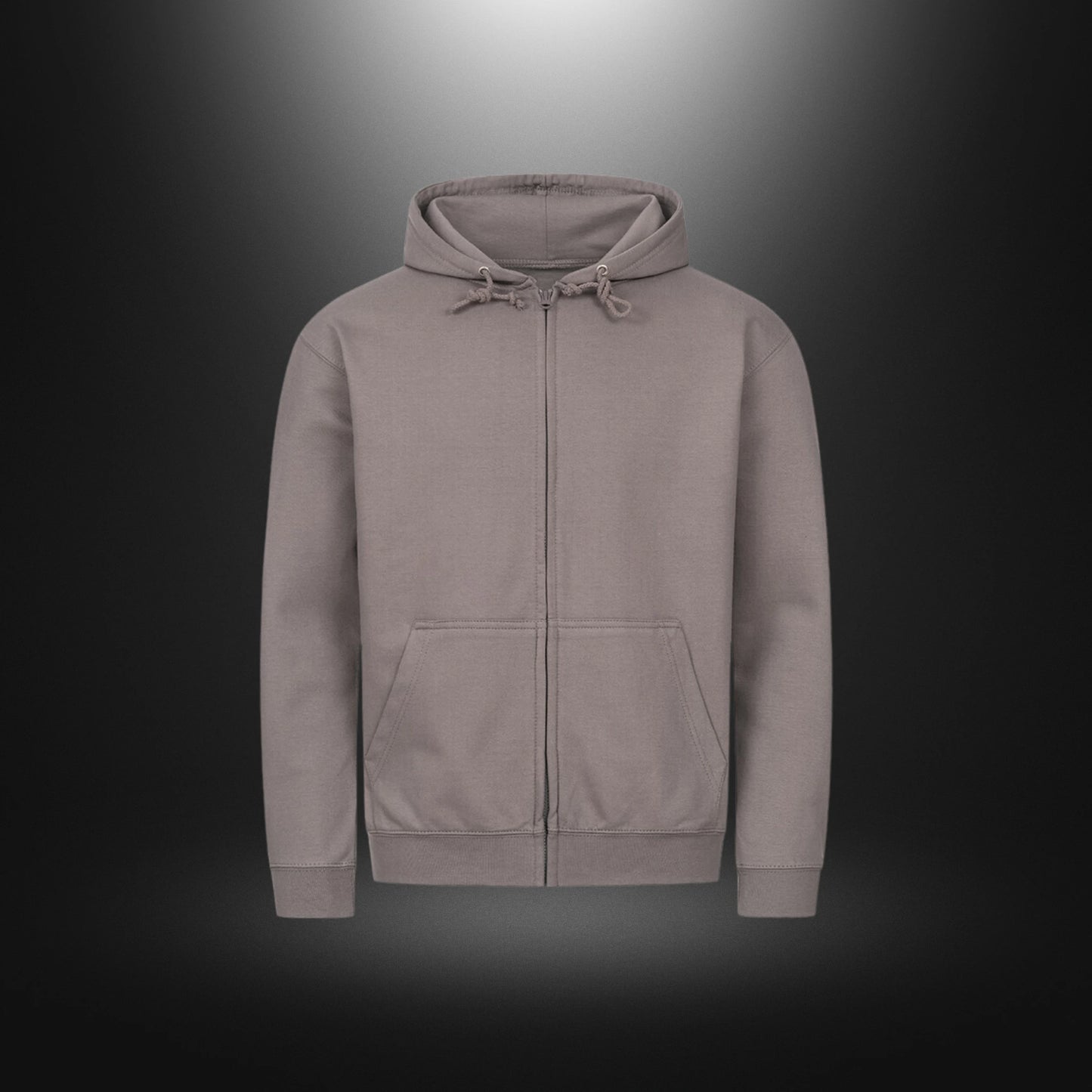 Classic Zipper Hoodie Unisex - So begrüßt dich nur dein Pferd Ohne Worte , doch viel Wert.