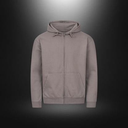 Classic Zipper Hoodie Unisex - So begrüßt dich nur dein Pferd Ohne Worte , doch viel Wert.