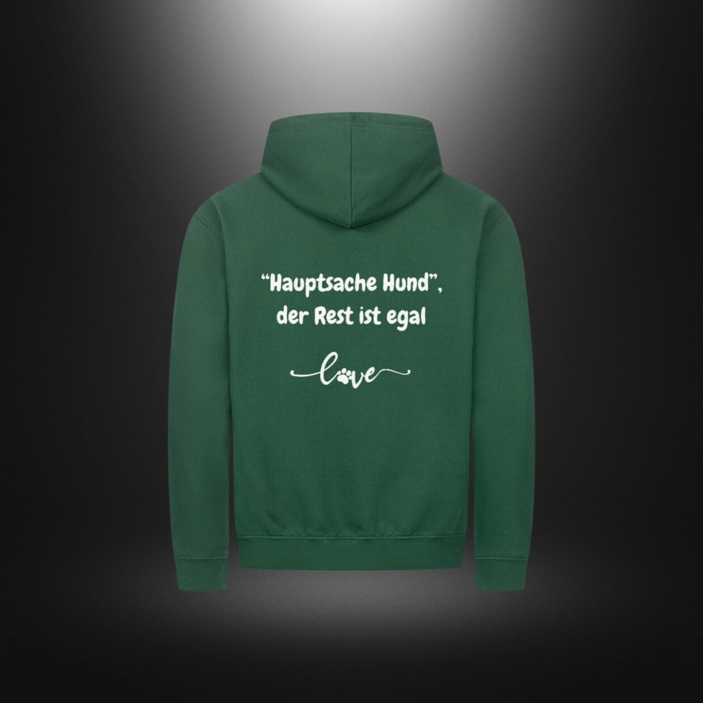 Classic Zipper Hoodie Unisex - Hauptsache Hund, der Rest ist egal love