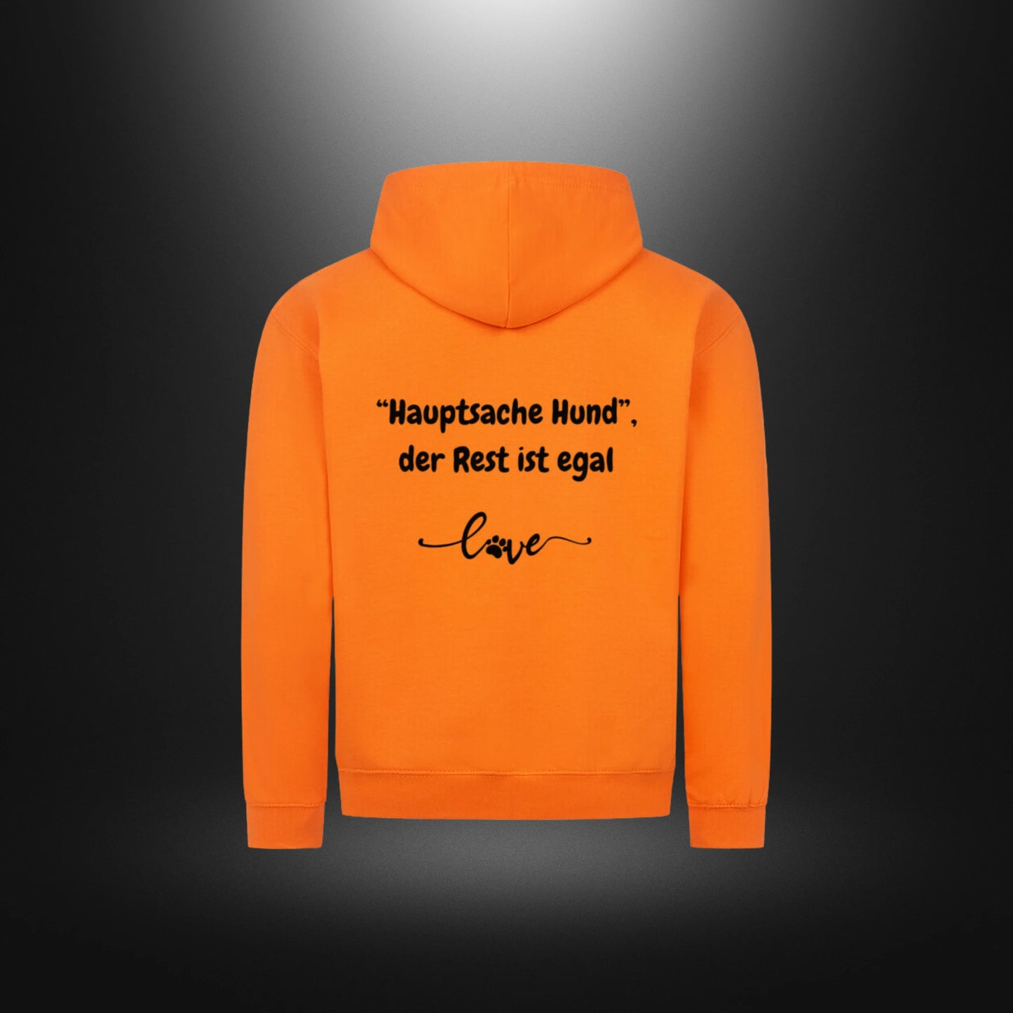 Classic Zipper Hoodie Unisex - Hauptsache Hund, der Rest ist egal love