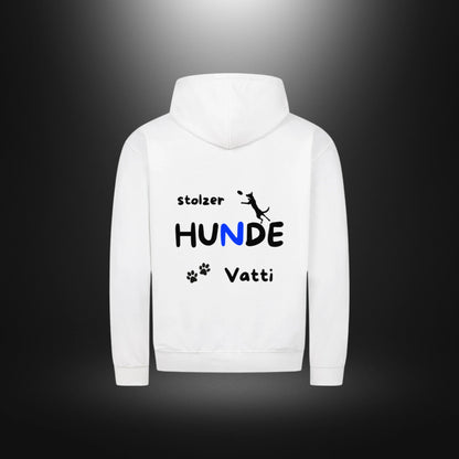 Classic Zipper Hoodie Unisex - stolzer HUNDE Vatti
