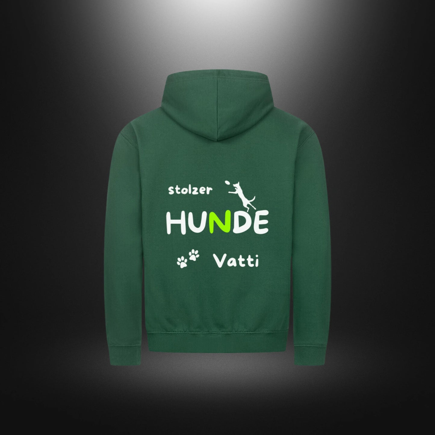 Classic Zipper Hoodie Unisex - stolzer HUNDE Vatti