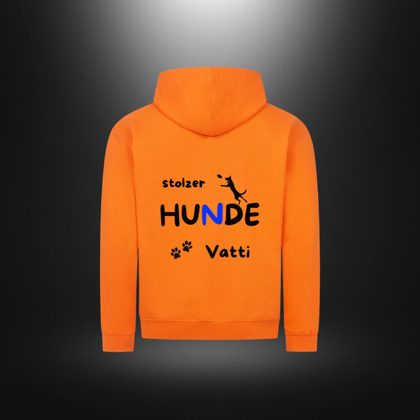 Classic Zipper Hoodie Unisex - stolzer HUNDE Vatti