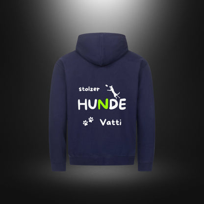 Classic Zipper Hoodie Unisex - stolzer HUNDE Vatti