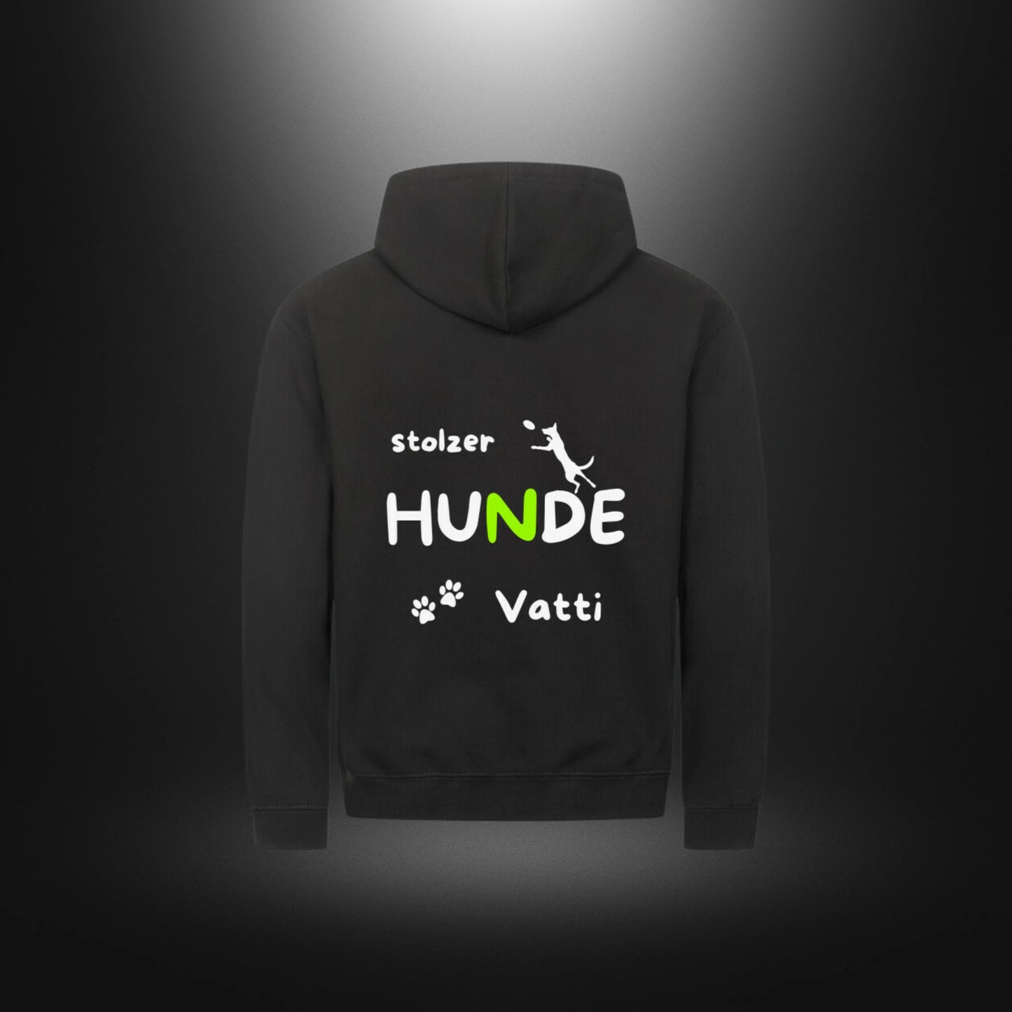 Classic Zipper Hoodie Unisex - stolzer HUNDE Vatti