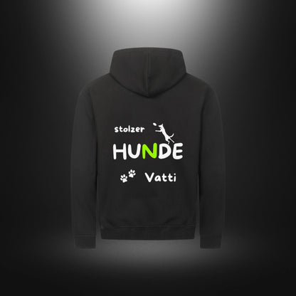 Classic Zipper Hoodie Unisex - stolzer HUNDE Vatti