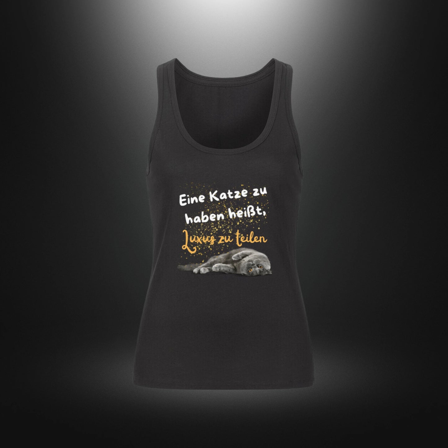 Classic Tanktop Women - Eine Katze zu haben heißt, Luxus zu teilen