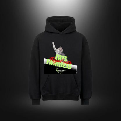 VACANCY Oversized Hoodie - Beastlychic CATS FAIRNESS