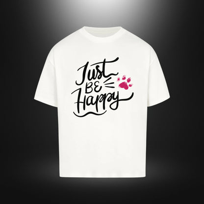 VACANCY Oversized Shirt - Just BE Happy