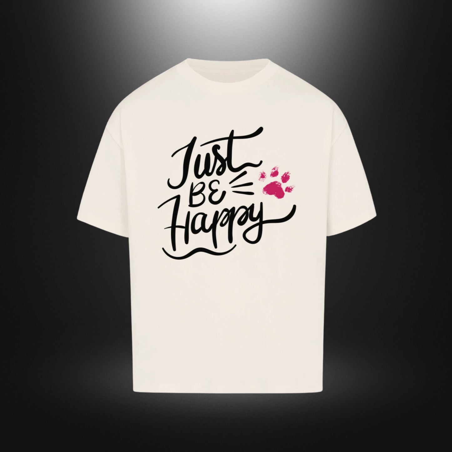 VACANCY Oversized Shirt - Just BE Happy