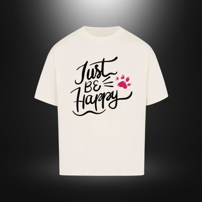 VACANCY Oversized Shirt - Just BE Happy